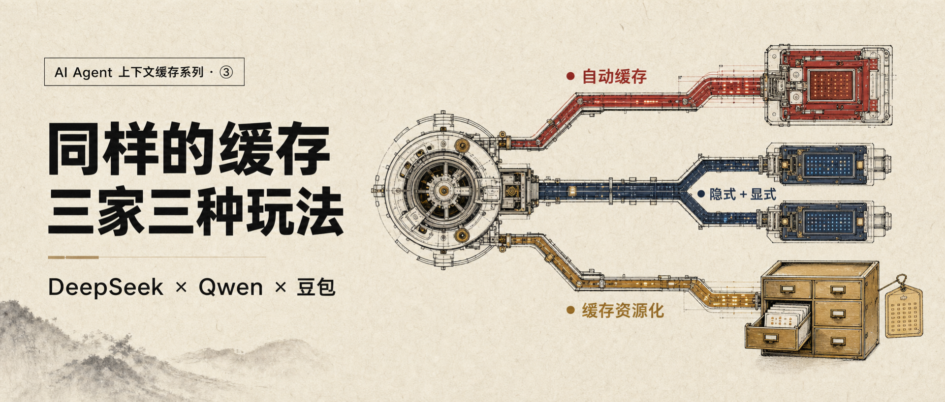 同样的缓存，三家三种玩法：DeepSeek、Qwen、豆包 Prompt 缓存机制横评